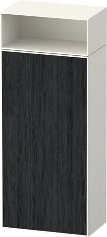 Duravit Zencha Halbhochschrank Eiche Schwarz & Weiß Matt & Supermatt 400x240x961 mm - ZE1351L1684000 ZE1351L16840000