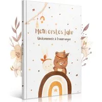 Eulentaler Tagebuch I Babyalbum I Mein erstes Jahr I Von Pädagogen gestaltet I handgemalte Illustrationen, viel Platz für Fotos & Erinnerungen, 84 Seiten