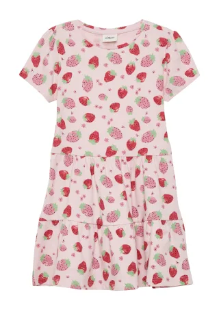 s.Oliver - Kleid pink/mehrfarbig - Gr. - 104