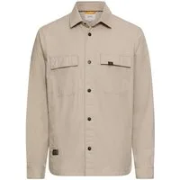 camel active Langarmhemd Overshirt mit Druckknöpfen