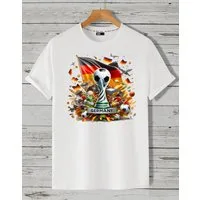 RMK T-Shirt Herren Shirt Trikot Fan Fußball Pokal Deutschland Germany EM WM 2024 aus Baumwolle