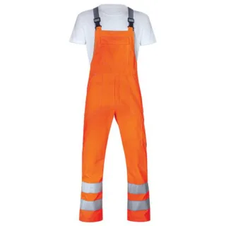 uvex protection flash Warnschutz-Latzhose orange 52 - 9841309