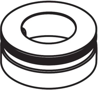 Hansgrohe Abdeckring Axor Citterio für Waschtischmischer Highriser J27 chrom, 97466000 97466000