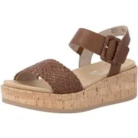 Remonte Remonte Sandalen Lederimitat Keilsandalette