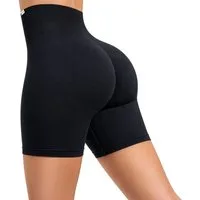 Smilodox Shorts Amaze Pro, Shaped Fit Push Up Booty Radlerhose V-Shape Seamless High Waist Hotpants Scrunch-Effekt Squatproof Gym Yoga Alltag