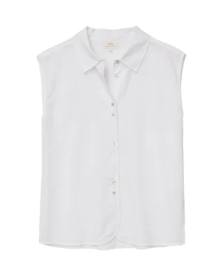 yerse - Ärmellose Bluse weiß - Gr. - S