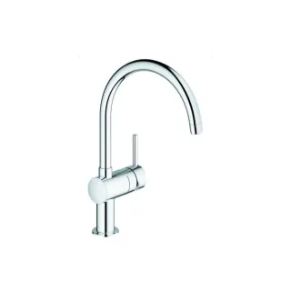 Grohe Minta Küchenarmatur 32917000 chrom, schwenkbarer Rohrauslauf