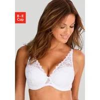 LASCANA Schalen-BH mit Bügel in High-Apex-Schnittform aus Stickereispitze, sexy Dessous