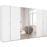 rauch Schwebetürenschrank Kleiderschrank Drehtürenschrank Schrank Garderobe KRONACH (in 3 Ausstattungen BASIC/CLASSIC/PREMIUM, Breiten 225/268/311/354 cm) Kombischrank optional mit 1 oder 2 Spiegel viele Böden MADE IN GERMANY