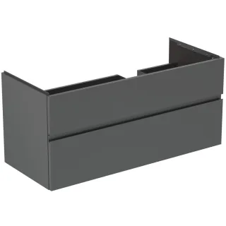 Ideal Standard Waschtischunterschrank Finesse Siphon re. 1200x505x550mm 2 Auszüge Anthrazit matt, E3 E3448Y2