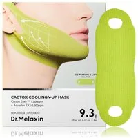 Dr.Melaxin Gesichtsmaske Cactox V-Lifting Mewing Band – Korean K-Beauty Beauty-Tool (Lifting-Band) mit Lifting-Spezialgewebe, V-Form, Ohrenschlaufen – Tragbares, V-Lifting-Band mit hochelastischem Spezialgewebe für eine sichtbar