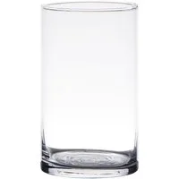 matches21 HOME & HOBBY Dekovase Glas Vase zylinderförmig Dekovase klar 1 Stk Ø 9x15 cm (1 St)