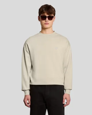 Lässiges Rundhalsausschnitt Sweatshirt