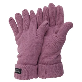 FLOSO Damen/Damen Thinsulate Winter-Strickhandschuhe (3M 40g) (Rosa)