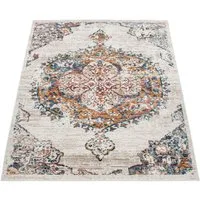 Paco Home Teppich Herbete 733, rechteckig, Höhe: 8 mm, Kurzflor, Orient-Optik, Vintage Design