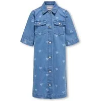 KIDS ONLY Jeanskleid KOGLOVA SS HEART DNM DRESS