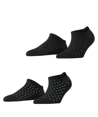 ESPRIT socks & tights - Esprit Fine Dot 2-Pack Damen black - Gr. - 36.5