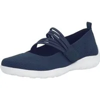Remonte Riemchenballerina Slipper, Schlupfschuh, Sommerschuh, Klettschuh mit Softfußbett