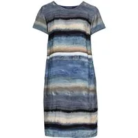 Highmoor Midikleid Streifen-Kleid Aquarell