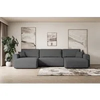 ALTDECOR Wohnlandschaft ORRO-U, Corner Sofa Bett Eckcouch Couch L-Form Schlafcouch Ausziehbar
