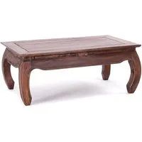 DESIGN DELIGHTS Couchtisch OPIUMTISCH "EAST", 100x60cm (BxT), Altholz massiv, Beistelltisch, 0