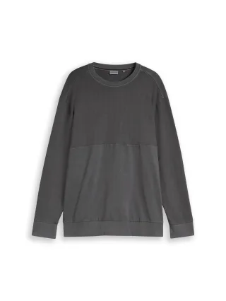Tom Tailor - Plus Size - Sweatshirt im Used-Look Tarmac Grey - Gr. - 5XL
