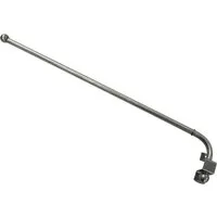 GARDINIA Schwenkstange Metall, Ø 12 mm, ausziehbar, mit Bohren, vielseitig einsetzbar