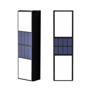 2pcs Solar Outdoor Courtyard Wall Lamps Automatic Sensor Waterproof Garden Villa LED Light Solar Panel Night Lighting