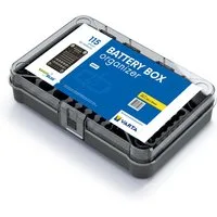 GreenBlue Batteriebox KBB03 (1 St), Batterie-Organizer, 115 Batterieplätze