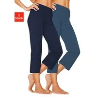 Vivance Active by Lascana Caprihose (2er-Pack) mit Gummibund, Loungewear