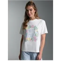 Trigema T-Shirt TRIGEMA T Shirt mit Printmotiv "Summer" (1-tlg)