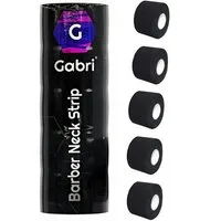 Gabri Professional Frisierkopf Gabri Professional - Barber Neck Strip Black 5x100 Stück Halskrause