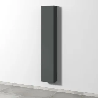 Sanipa 3way Hochschrank mit 1 Tür, Anthrazit-Matt SM16022