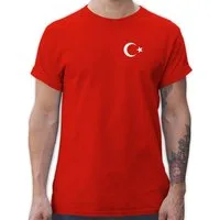 Shirtracer T-Shirt Wappen Türkei Logo, Turkey Türkiye 2026 Fussball WM Fanartikel