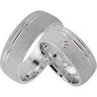 Trauringe123 Trauring Hochzeitsringe Verlobungsringe Trauringe Eheringe Partnerringe aus Silber 925, J71