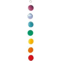 Saraswati Hängedekoration Muschelmobile regenbogenfarben 50cm
