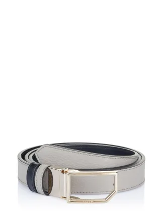 Bally Wendegürtel beige-schwarz