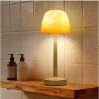 Lapalife Nachttischlampe Wasserdicht Shower Lampe Badezimmer Lichtprojektor Dimmbar, mit 16 Farben Nordlicht, Akku Wiederaufladbar LED Tischlampe Nachttischlampe mit Fernbedienung