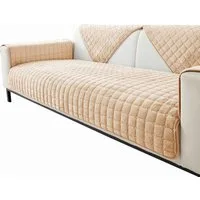 Diwzbyn Sofaschoner Sofa Überzug, Weiche Flanell Sofa Sitzkissenbezug, Sofaschoner, rutschfest, Sofabezug 1 2 3 4 Sitzer Couch überzug für Wohnzimmer