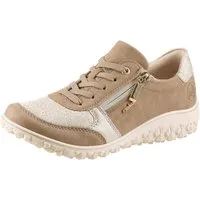 Rieker Sneaker Schnürschuh, Halbschuh, Keilsneaker mit Reißverschluss