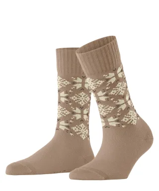 ESPRIT socks & tights - Esprit Winter Star Damen camel - Gr. - 36.5