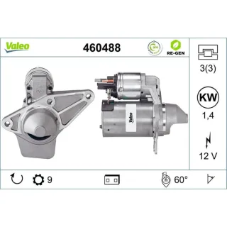 Valeo Starter 1,4 kW Renault Grand Megane Sc?nic 1,4 460488