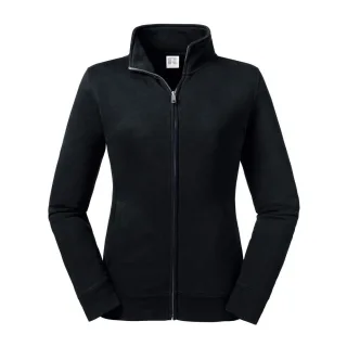 Russell Womens/Ladies Authentic Sweat Jacket (Schwarz)