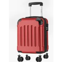 YONSLY Handgepäckkoffer Kabinenkoffer Reisekoffer Trolley mit abnehmbaren Rollrädern, 4 Rollen, ABS-Hartschale mit Zahlenschloss und ergonomischem Gummigriff