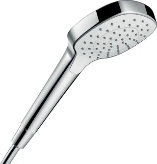 Hansgrohe Handbrause Croma Select E 1jet EcoSmart 7 l/min weiss/chrom, 26816400 26816400