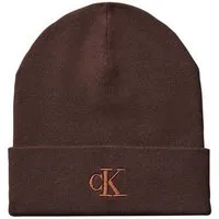Calvin Klein Beanie CK FINE RIB BEANIE Regular fit mit Markenlogo