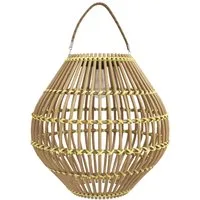 Novzep LED Gartenleuchte Gartenleuchte Solarleuchte Garten-Solarleuchte, PE-Rattan, Boho-Design, 31 cm x 31 cm x 32 cm