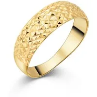 Firetti Fingerring Schmuck Geschenk Gold 375 Damenring Ring Struktur
