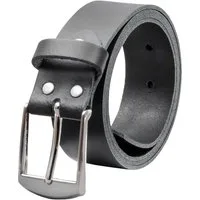 COLOGNEBELT Ledergürtel OM49-SL-Schwarz MADE IN GERMANY, Schwarz Kürzbar, 100 % Echtleder, Aus einem Stück, Unisex