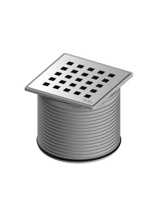 Tece drainpoint S Rostrahmen Edelstahl 100 x 100 inkl. Designrost "quadratum", 3660007 3660007